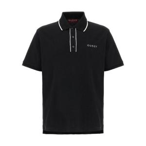 GUCCI Logo embroidery polo shirt 806250XJHHO1043