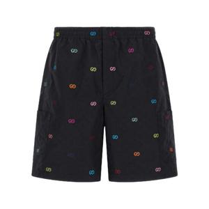GUCCI Multicolor fil coupe bermuda shorts 837506ZATA01152