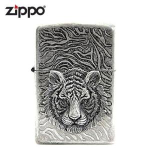 지포 라이터 TIGER EYE EMBLEM SILVER