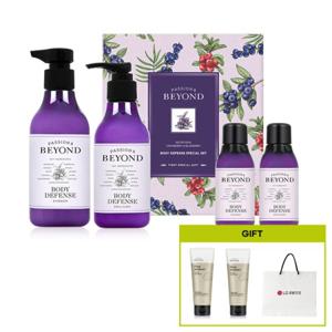 비욘드 바디 디펜스 2종 세트 + 단독사은품 (딥모이스처 크리미 바디워시 150ml + 딥모이 스무딩 바디에멀전 150ml + 쇼핑백)