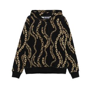 베르사체 후드 티셔츠 77GAI3H0 FS160G89 Black