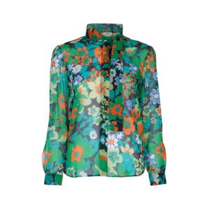 셀린느 셔츠 RC03A0H12 FYN9 BLACKGREENORANGE