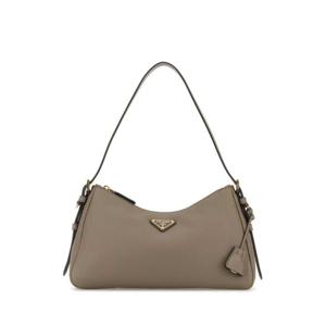 프라다 여성 베이지 Dove 미디움 가죽 바게트 숄더백 1BC229VLVM2CYS F03AN