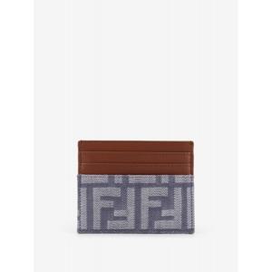 [FENDI] 라프리마 여성 지갑 레더 앤 FF 자카드 패브릭 카드지갑 8M0445 AUT4F1SXQ 9 /12