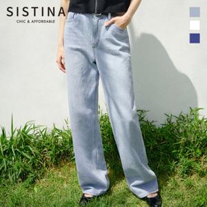 [SISTINA] 인기 절개 와이드 데님 팬츠_ASMSLO21030