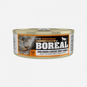 [5+1] 보레알 캣 치킨&칠면조 캔 80g 고양이 사료