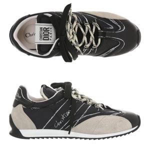 25SS KCK427MPA S900 디올 D-SKETCH 나일론 레더 스니커즈