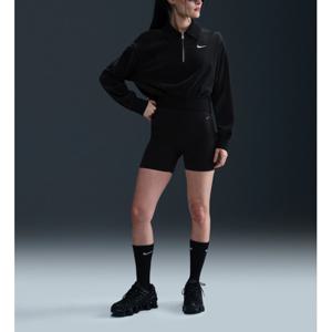 나이키 W 벨루어 크롭 쿼터집 탑 DD4 HV5031 010