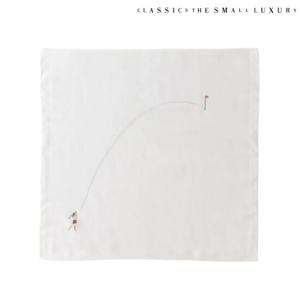 [클래식더스몰럭셔리] 일본수입 HOBBY 홀인원(여성) 손수건 화이트(HC-2DWP515WH)