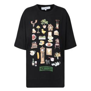 JW앤더슨 반팔 티셔츠 JT0273 PG1551 999 Black