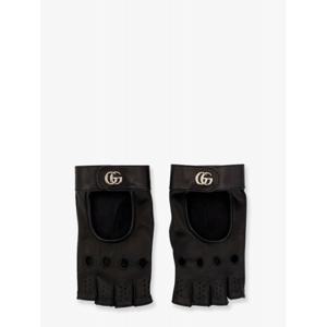[GUCCI] 라프리마 여성 장갑 Fingerless 레더 8280403SAI1 1000 1 /12