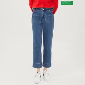 베네통 밴딩 포켓 통일자 데님 팬츠 BADP52361_IN
