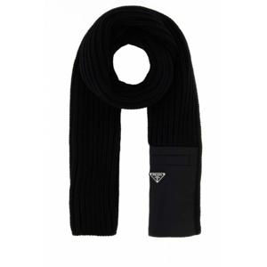 [PRADA] 라프리마 남성 스카프 2FS1061WTO F0002 블랙 /2