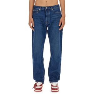 오프화이트 데님 팬츠 OMYA177 F23DEN0024400 Navy