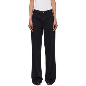 25 SS 아페쎄 여성 블랙 씨사이드 데님 진 252252F069010
