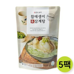 완도보이 참매생이 진삼계탕 1.2kg x 5팩, 총 6kg