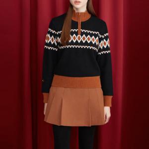 [60%OFF] 르꼬끄골프 여성 TR 와이드 플리츠 스커트 (GO412LSKO2)