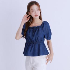 [로엠]데님 블라우스(2colors)_RMBLE25G27