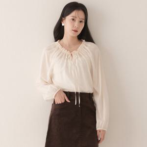 [로엠]셔링넥 블라우스(2colors)_RMBLE23R15