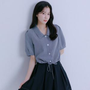 [로엠]카라 스트링 블라우스 (2colors)_RMBLE37R18