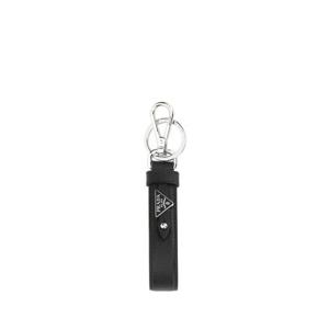 프라다 남성 블랙 레더 키링 2PP68T053 F0002