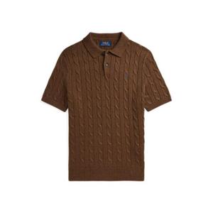 폴로 랄프 로렌 남성 케이블 니트 코튼 폴로 칼라 스웨터(MNPOSWE1N820074200)