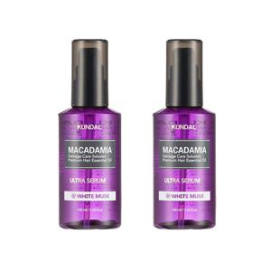 쿤달 마카다미아 울트라 헤어세럼 화이트머스크 100ml x2개