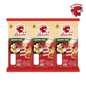 래핑카우 벨큐브 치즈 24큐브 125g 스패니시 3팩