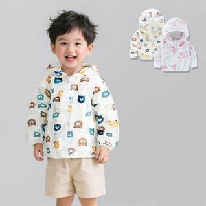[조이멀티]라이트쿨 아동 메쉬 화이트 바람막이 205852