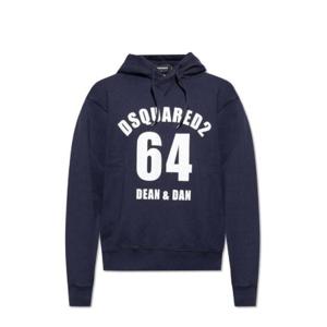Dsquared2 로고 프린트 드로스트링 후드티 S71GU0604S25030 477 TP942871560