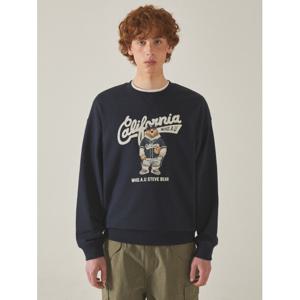 [후아유] 공용 Steve Photo Sweatshirt WHMWF2221U