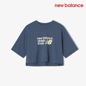 [뉴발란스] 반팔티 /H11- NBNEF2V342 59 / WT51908 W프리미엄 로고 크롭 반팔티 (OVER FIT)