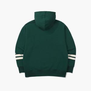 디아도라후드티 AQS D4121LHD11GND 크래프트 로고 후드 DARK GREEN