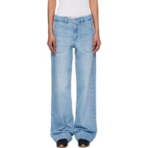 25 SS 아페쎄 여성 블루 씨사이드 데님 진 252252F069007