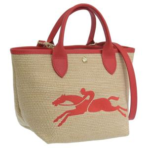 2way 10144 HZB 545 LONGCHAMP [] [롱샨] 가방 여성 핸드백 대각선 숄더백 빨대 캔버스 르