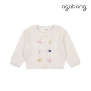 [아가방]애플자수카라가디건(CREAM)_01Q53145101