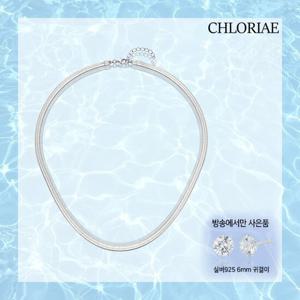 클로리에 실버925 스네이크 목걸이