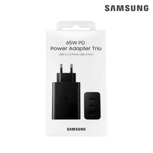 삼성 정품 65W PD PPS 3포트 초고속충전기 트리오 포트 USB C타입 충전기 어댑터 노트북 태블릿 충전 호환 EP-T6530 N