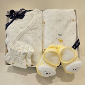 [블루독베이비]하트거즈속싸보+저고리+손싸개양말세트 44A70-008-03SET