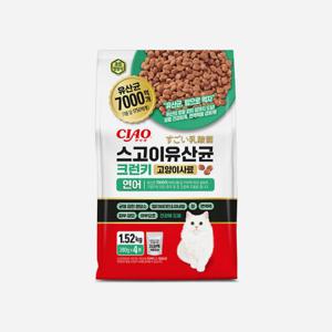 이나바 스고이유산균 크런키 1.52kg 연어 (P-343K) 고양이 사료