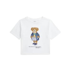 키즈 폴로 랄프로렌 티셔츠 313 965155 001 001 WHITE