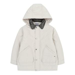 [빈]카라 배색 패딩 코트BZ13CT01LB