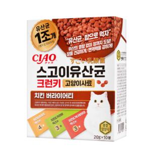 이나바 스고이 유산균사료 200g 크런키치킨버라이어티