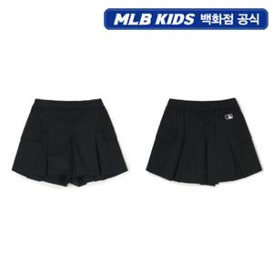 [MLB키즈PG] 걸즈 플리츠 카고 아동 팬츠 (7FSMB0953-50BKS)