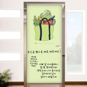 아트박스/꾸밈 ca545-칠판현관문시트지_장보기