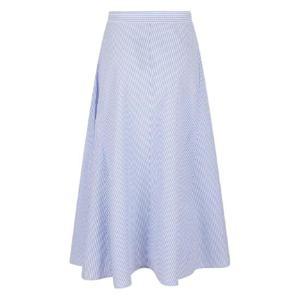 폴로 랄프로렌 스트라이프 버튼 프런트 스커트 211969153001