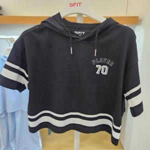 에스핏 HC30 여아 오버크롭 후드티셔츠 SJY303-FKHT03