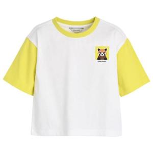 컬리수 HC04 투톤소매배색티셔츠YG C242TSG56P