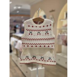 M밍크뮤D 25FW (IV)노르딕하트쟈가드VEST 스커트SET (35A152200101)