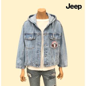 Jeep [지프] JP1JKF701 (여성) 루즈핏 후드 데님 자켓